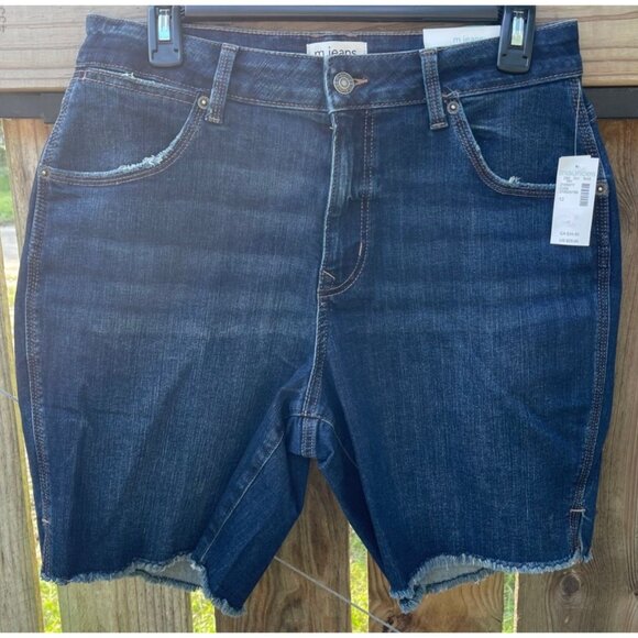 Maurices Pants - M Jeans by Maurices Curvy Fit 8" Bermuda Denim Shorts Size 12